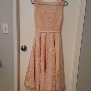 Peach formal dress size xs